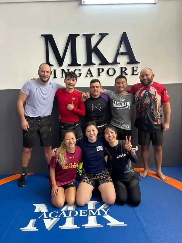 BJJ training at MKA